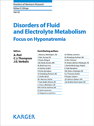Cover: Disorders of Fluid and Electrolyte Metabolism