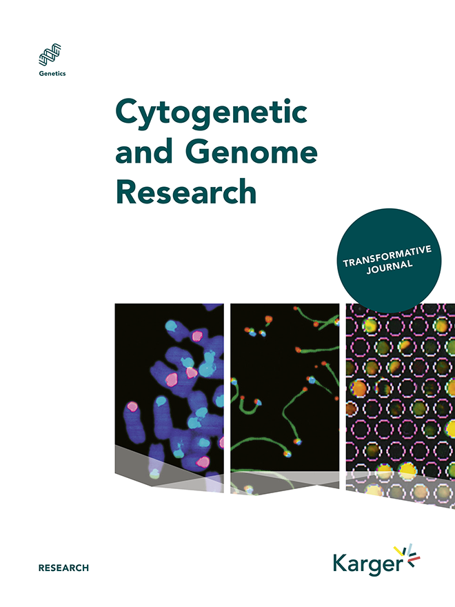 Cover: Cytogenetic and Genome Research