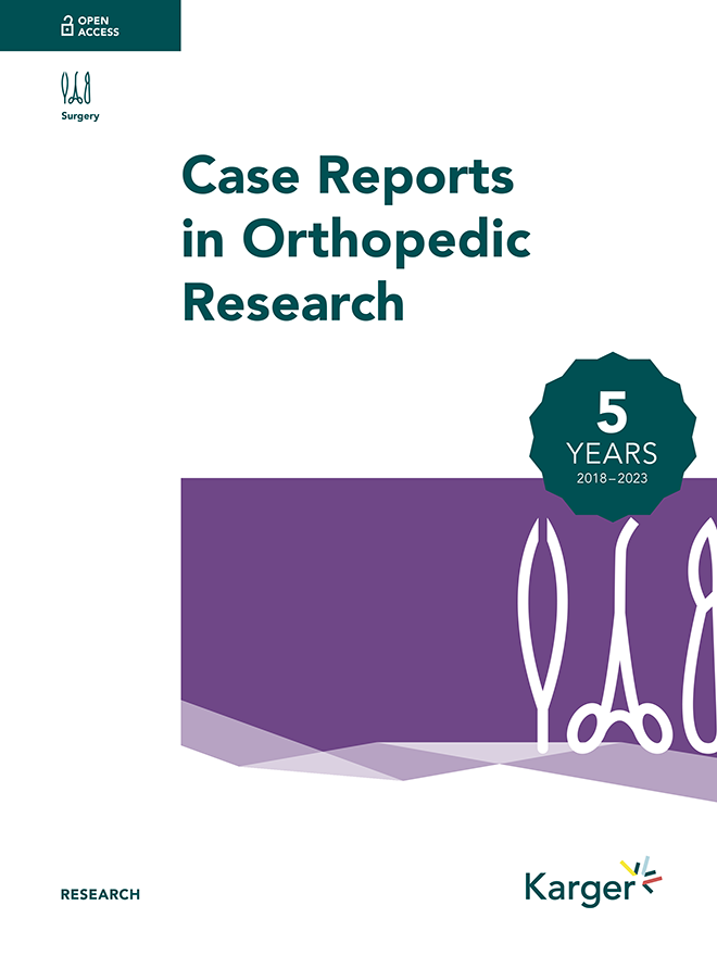 Cover: Case Reports in Orthopedic Research