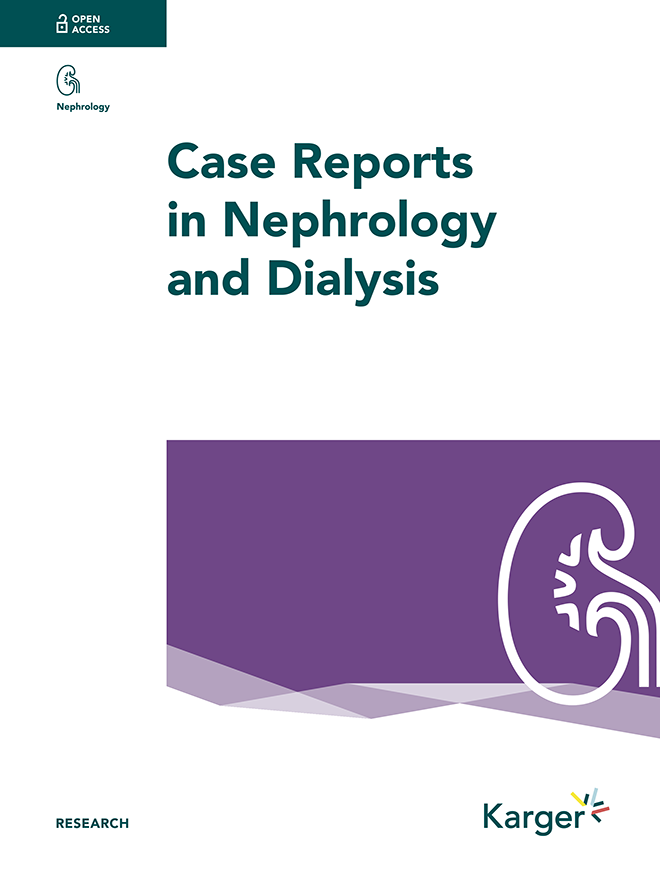 Cover: Case Reports in Nephrology and Dialysis