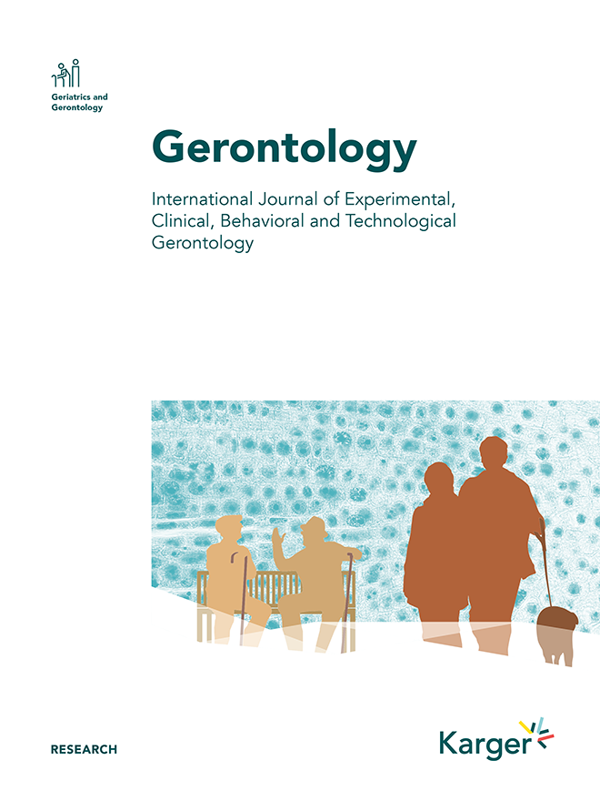 Cover Gerontology