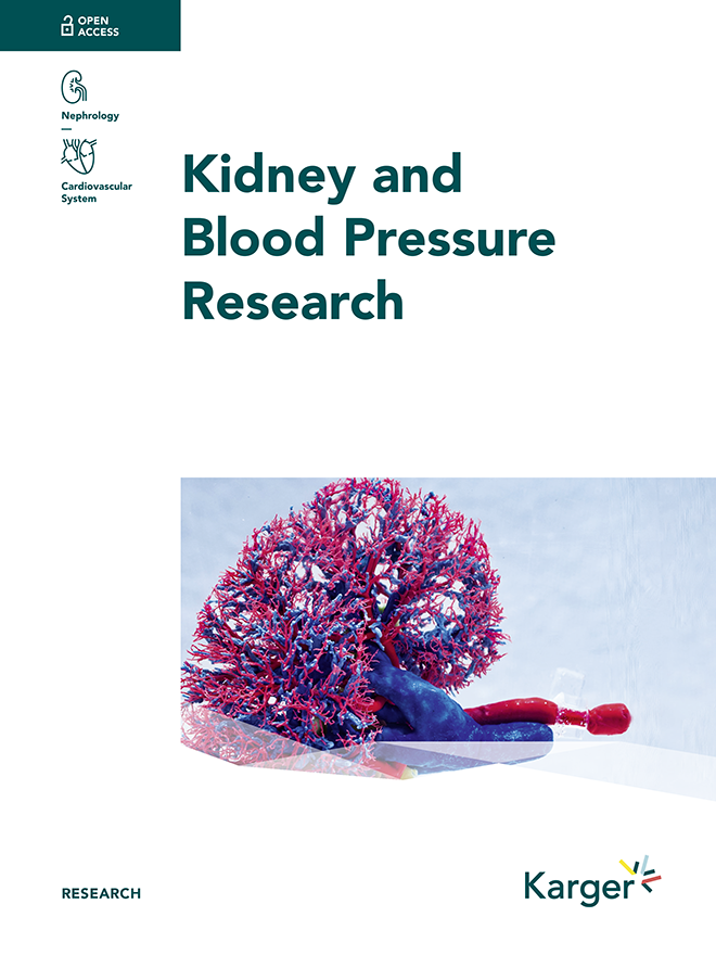 Cover Kidney and Blood Pressure Research