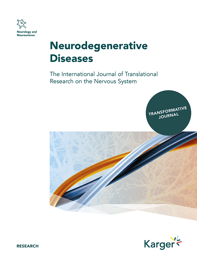Cover Neurodegenerative Diseases