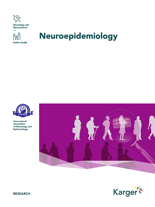 Cover Neuroepidemiology